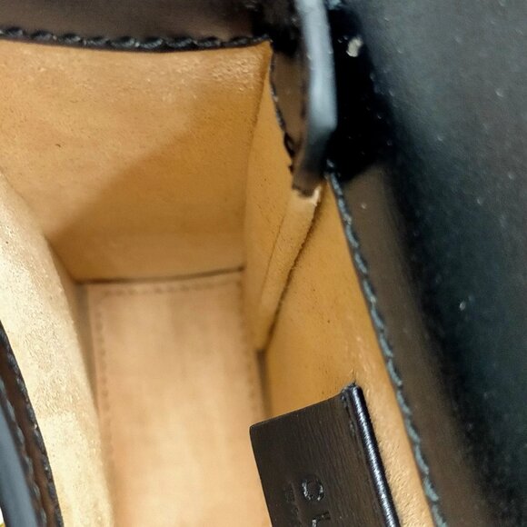 Gucci Black Leather Shoulder Bag mon590-101625 - Picture 13 of 16